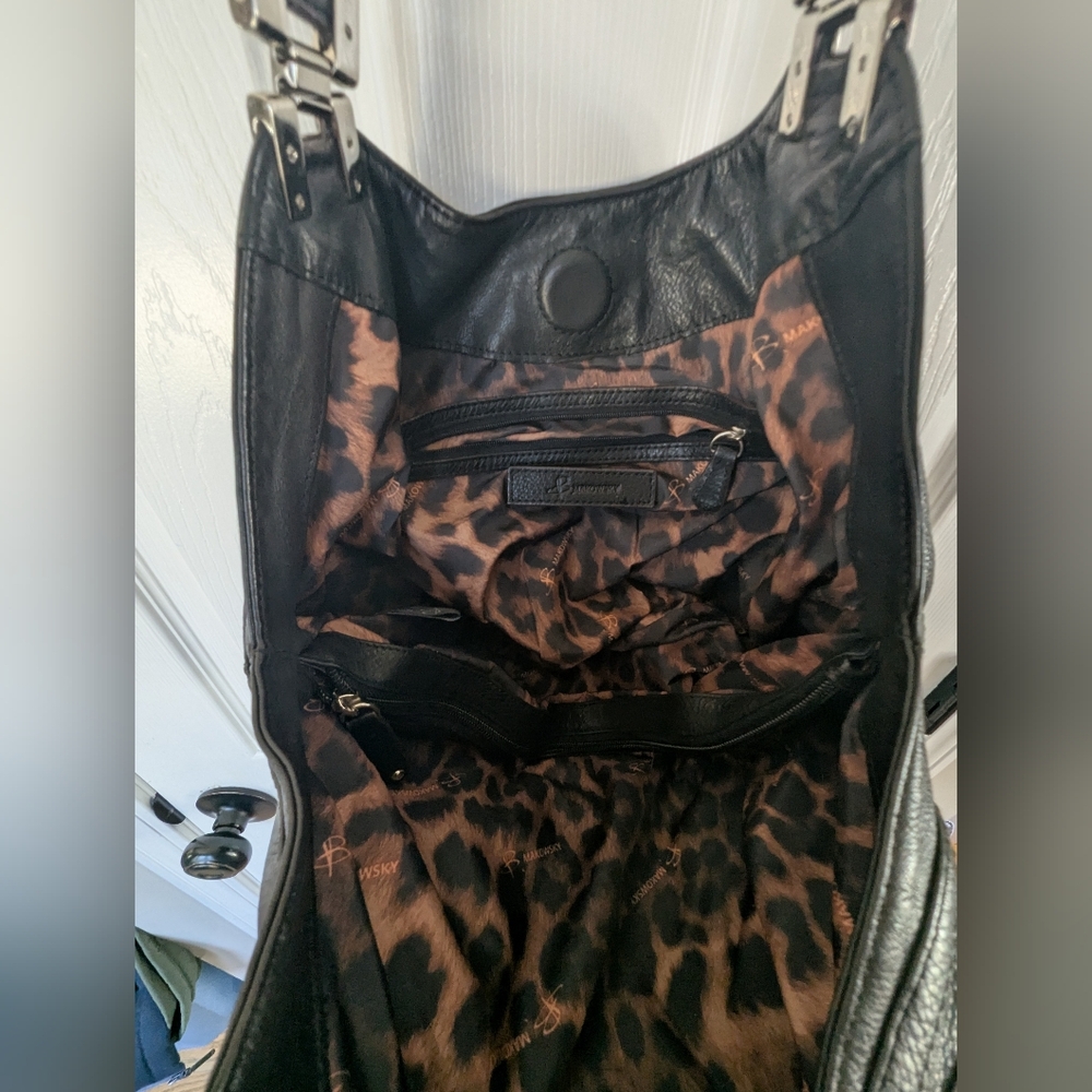BMackowsky Hobo Bag In Black Leather - Picture 10 of 14